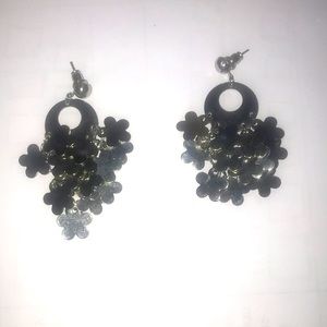 Earrings pair silver color